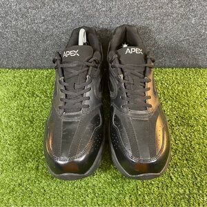 Apex X801 Mens Size 13 Wide Black Slip Resistant Walking Shoes Diabetic $165